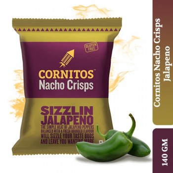 Cornitos Nacho Crisps Jalapeno 140g